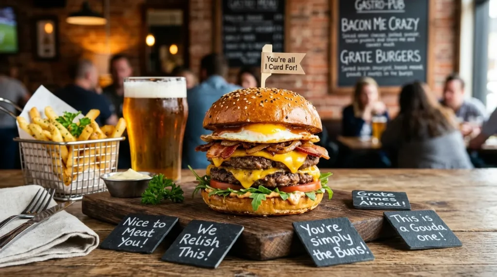 Clever Cheeseburger Puns