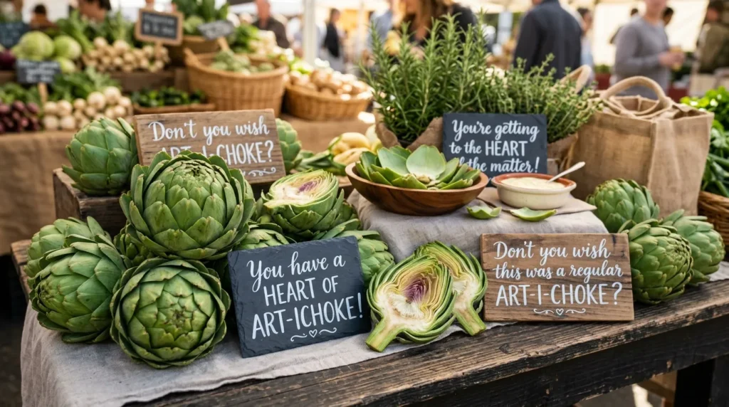 Cute Artichoke Puns