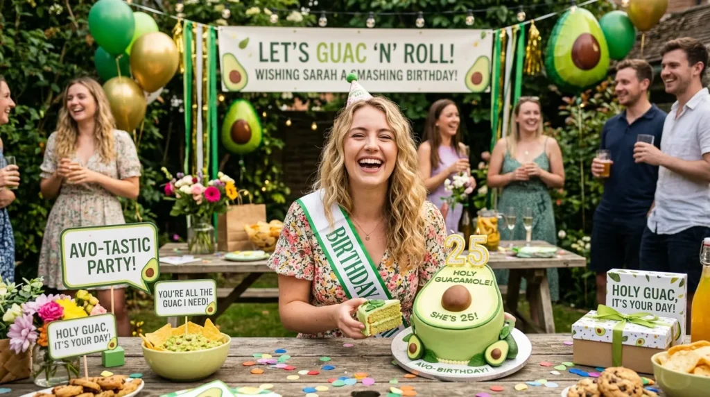 Cute Avocado Birthday Puns
