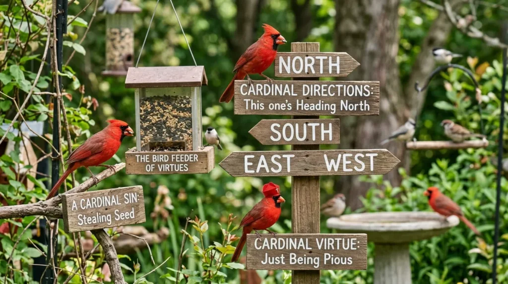 Cute Cardinal Puns
