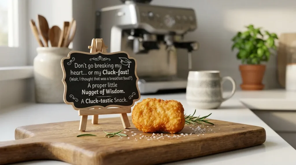 Cute Chicken Nugget Puns