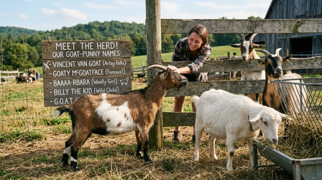 Cute Goat Name Puns
