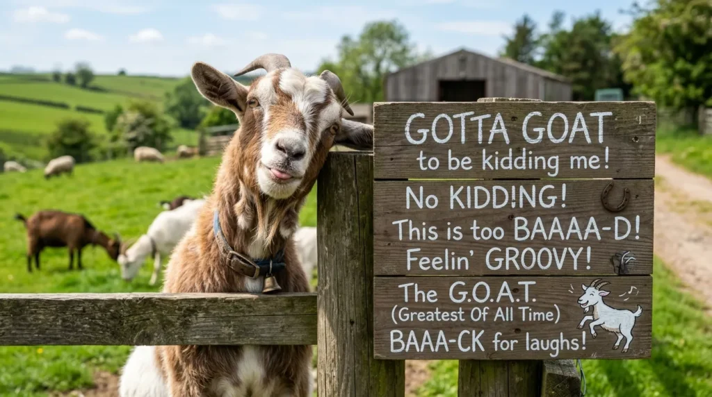 Cute Goat Puns