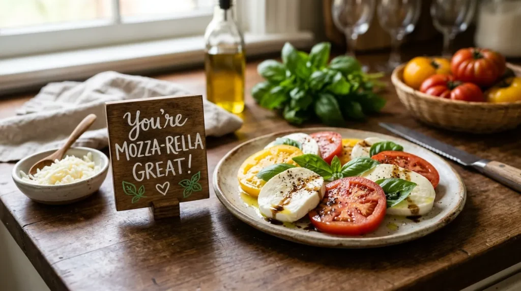 Cute Mozzarella Puns