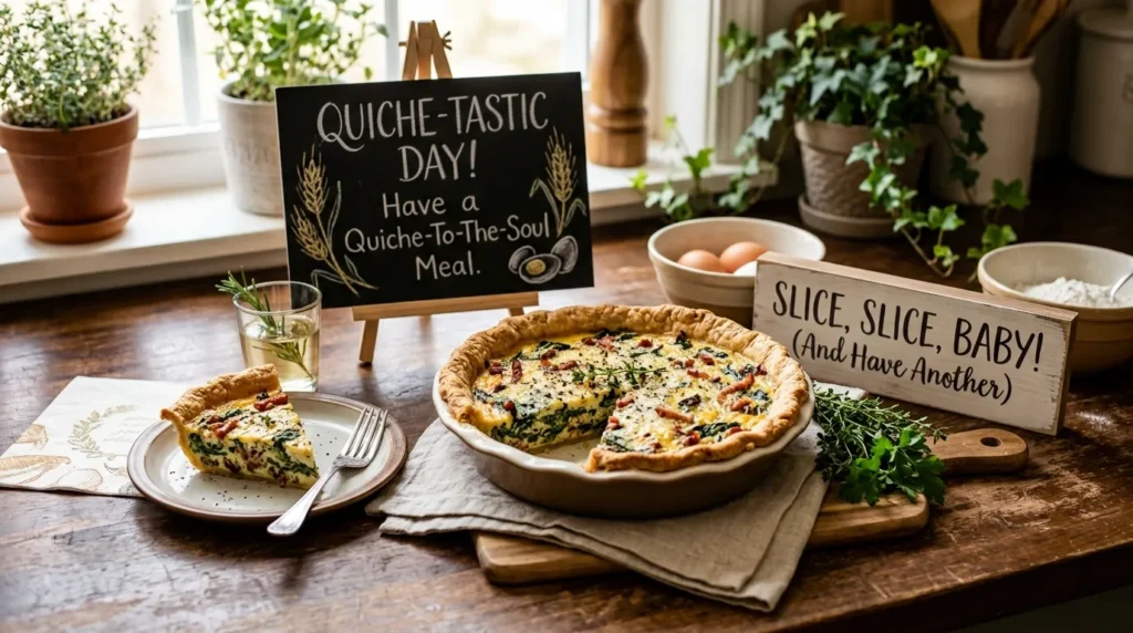Cute Quiche Puns