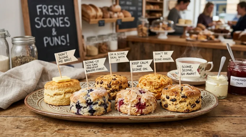 Cute Scone Puns