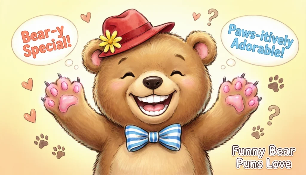 Funny Bear Puns Love