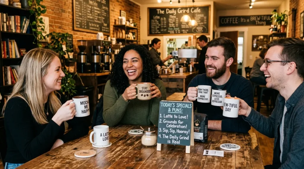 Funny Caffeine Puns
