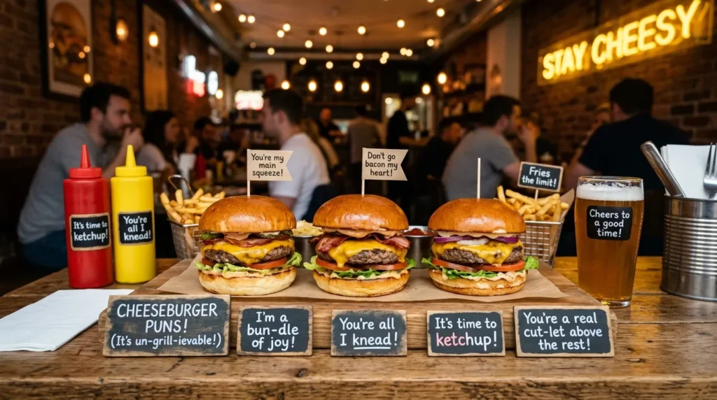 Funny Cheeseburger Puns