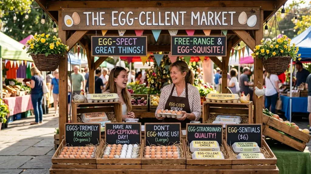 Funny Egg Word Puns