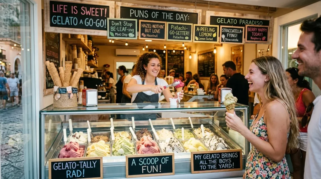 Funny Gelato Puns