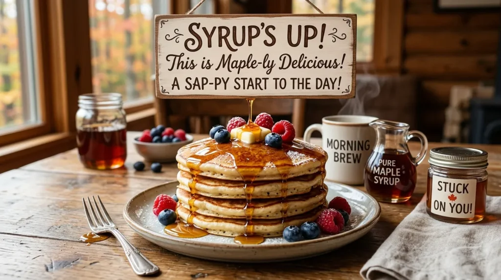 Funny Maple Syrup Puns
