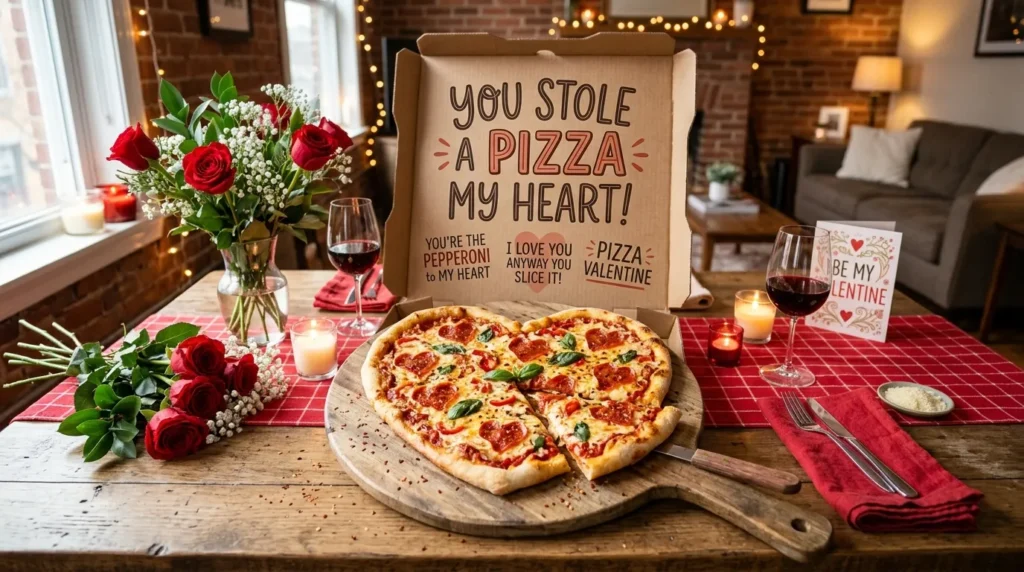 Funny Pizza Valentines Puns