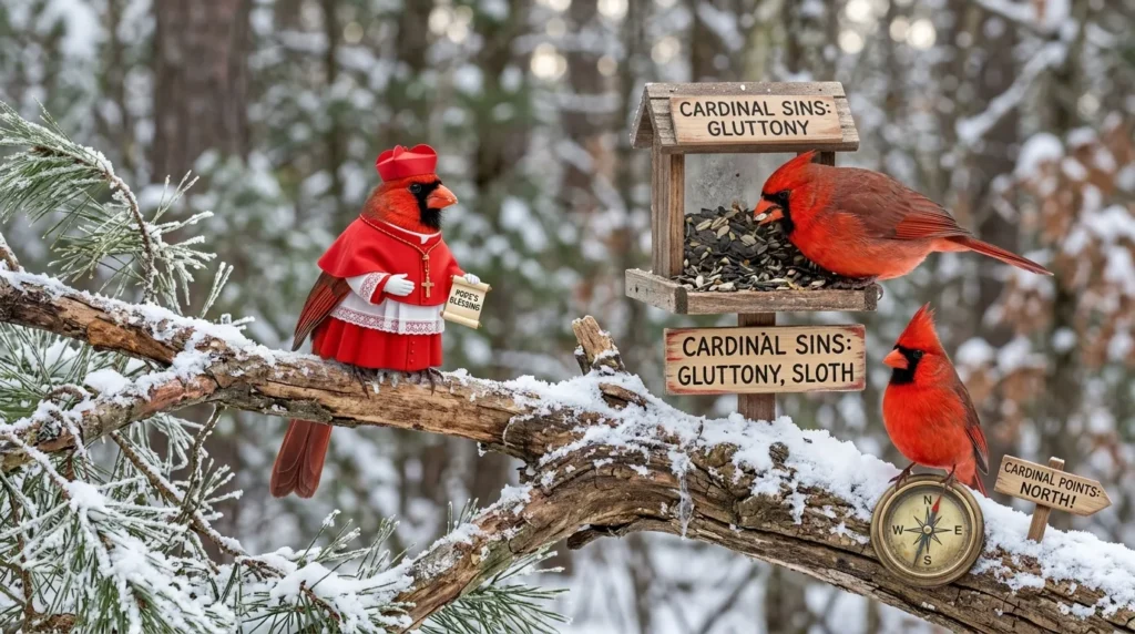Romantic Cardinal Puns