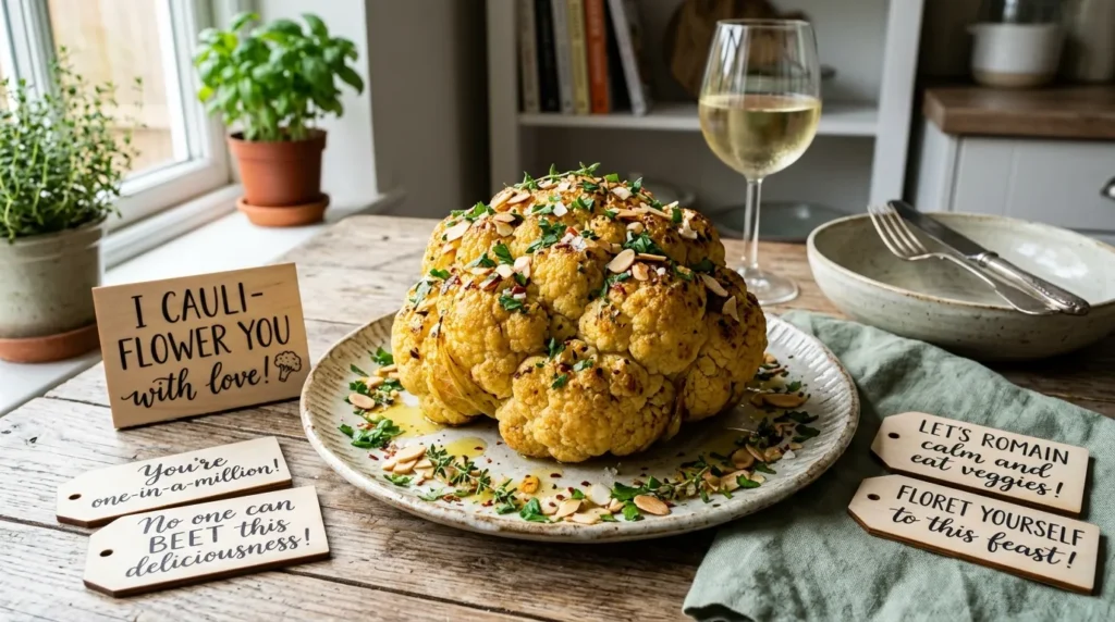 Romantic Cauliflower Puns