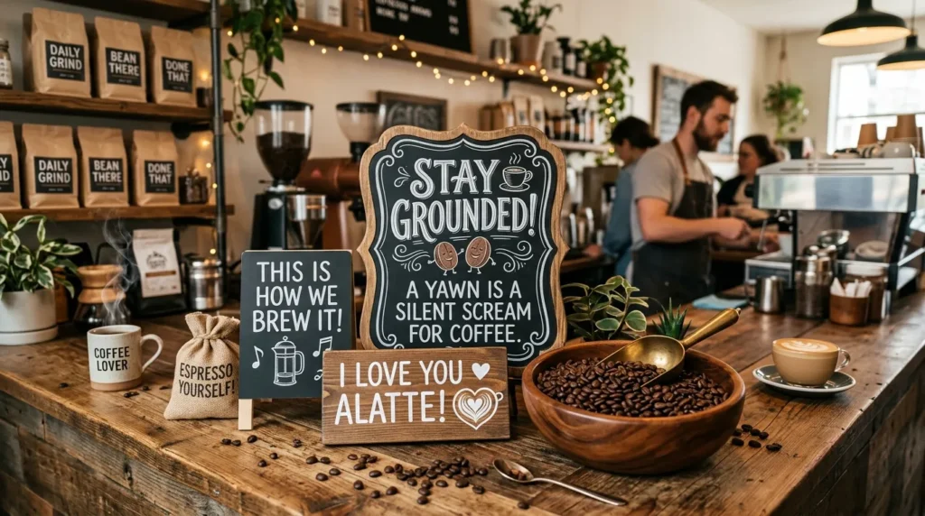 Romantic Coffee Bean puns
