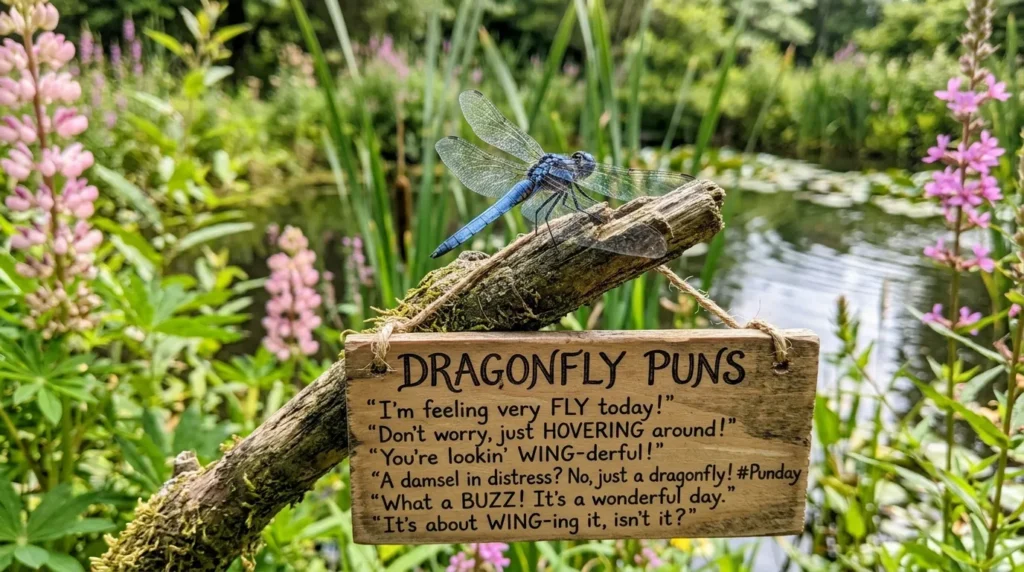 Romantic Dragonfly Puns