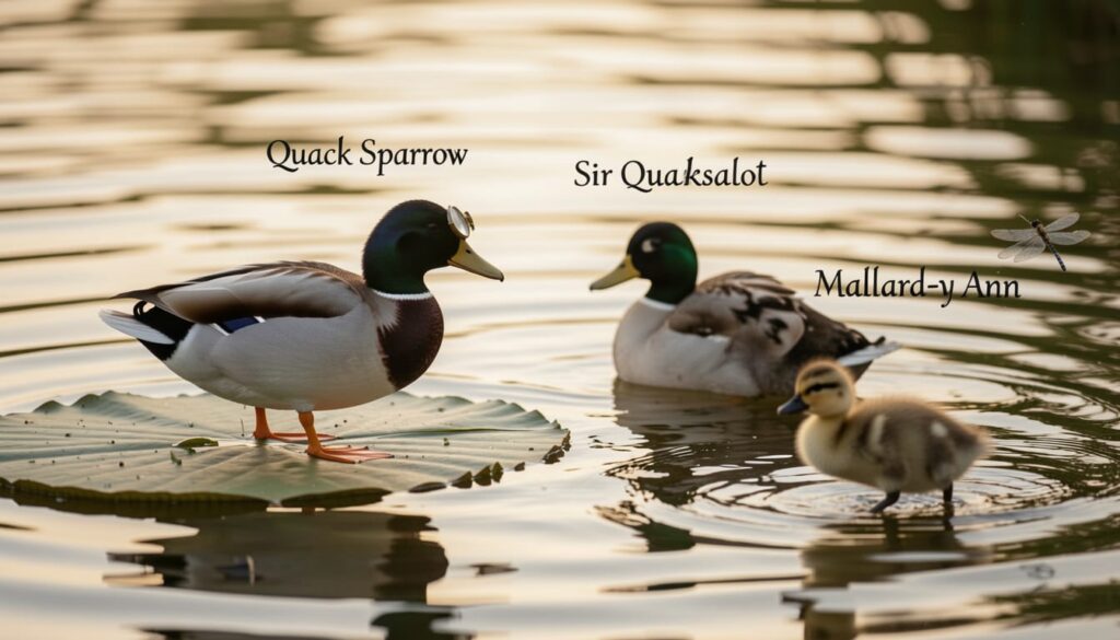 💘 Romantic Duck Names Puns