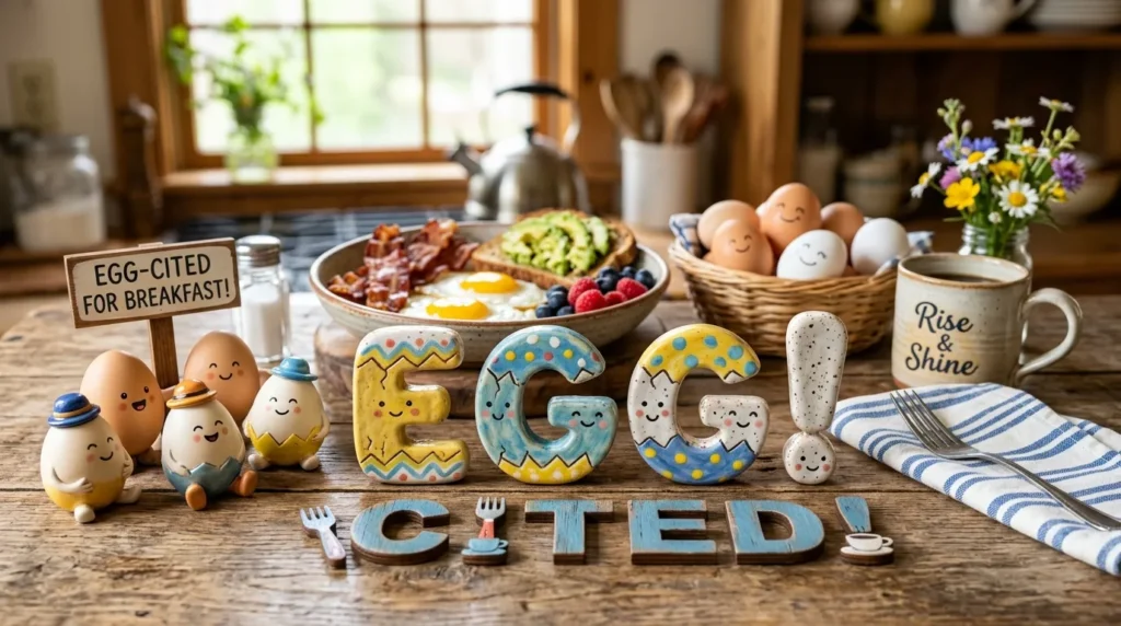 Romantic Egg Word Puns