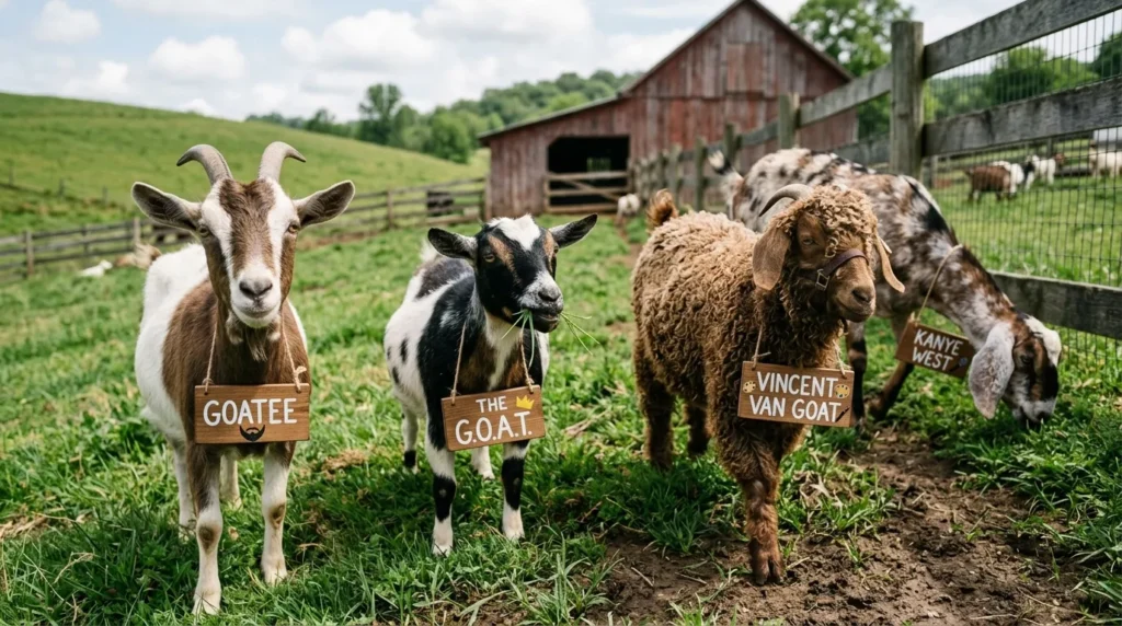Romantic Goat Name Puns