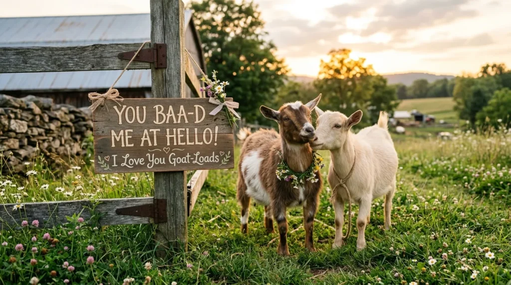 Romantic Goat Puns