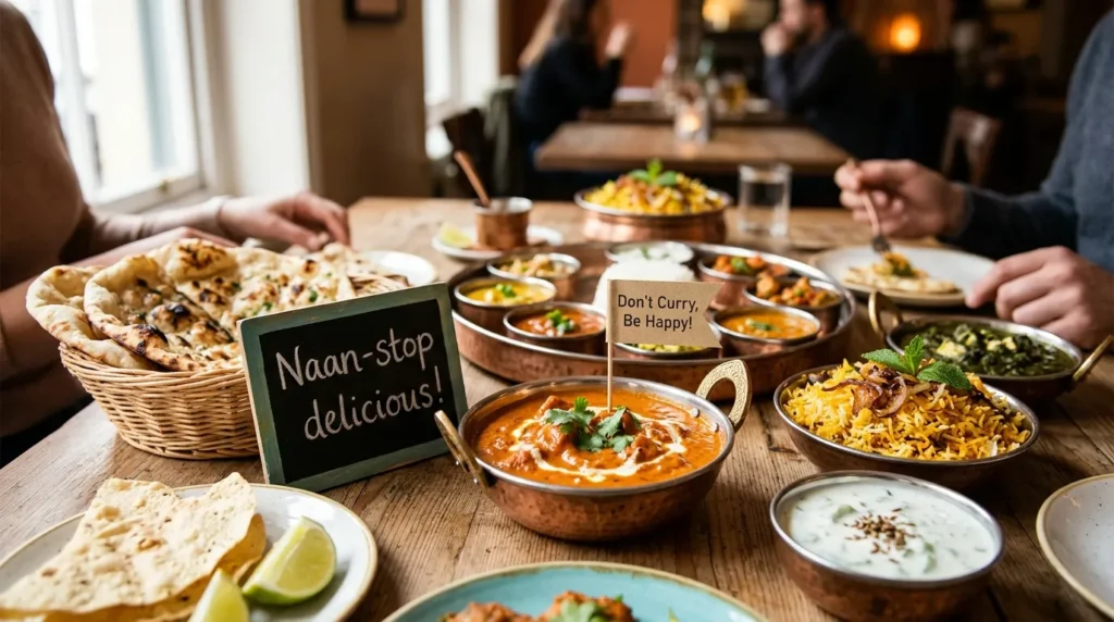 Romantic Indian Food Puns