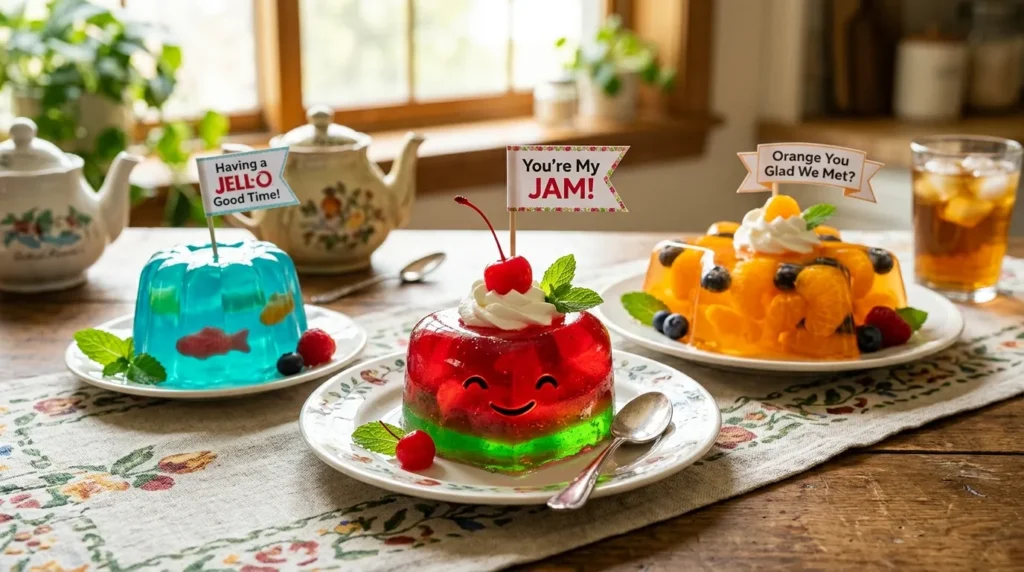 Romantic Jello Puns