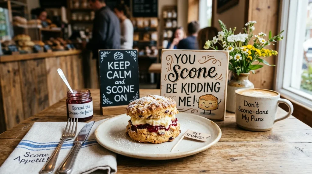Romantic Scone Puns