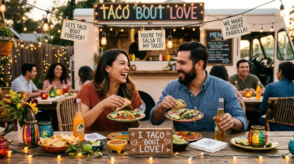 Romantic Taco Puns Love