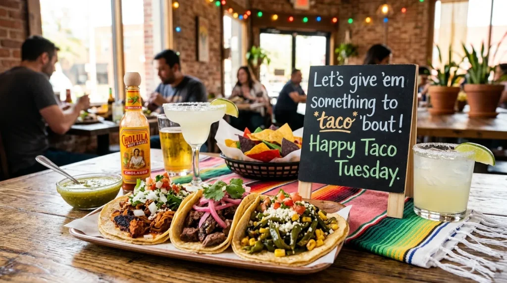 Romantic Taco Tuesday Puns