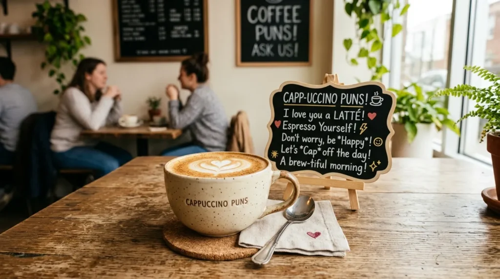 Sarcastic Cappuccino Puns