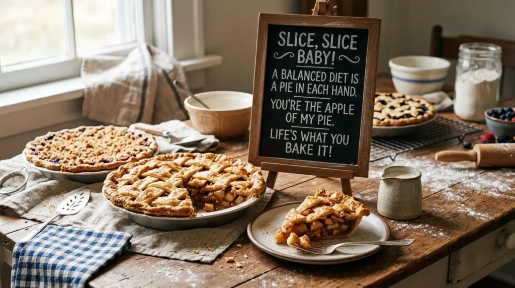 Sarcastic Puns About Pie