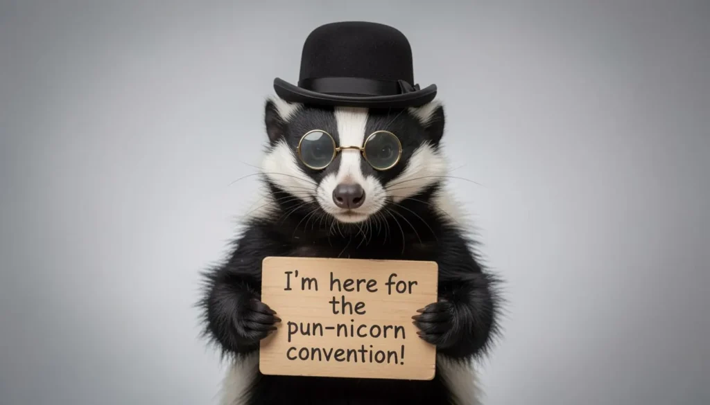 Sarcastic Skunk Puns