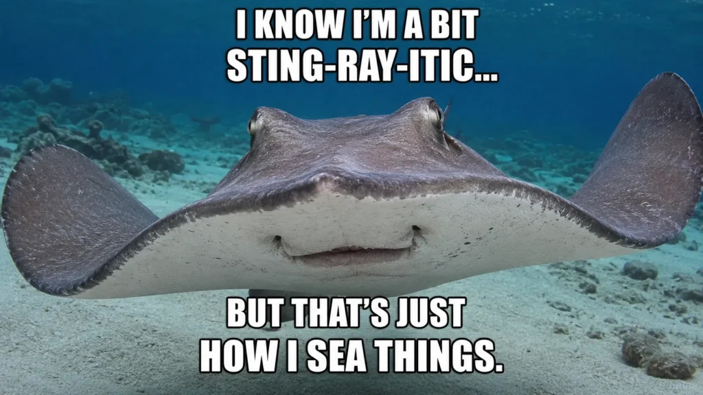 Sarcastic Stingray Puns