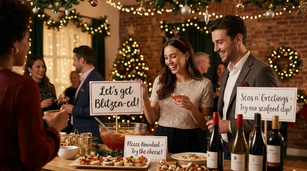 Sarcastic Christmas Party Puns