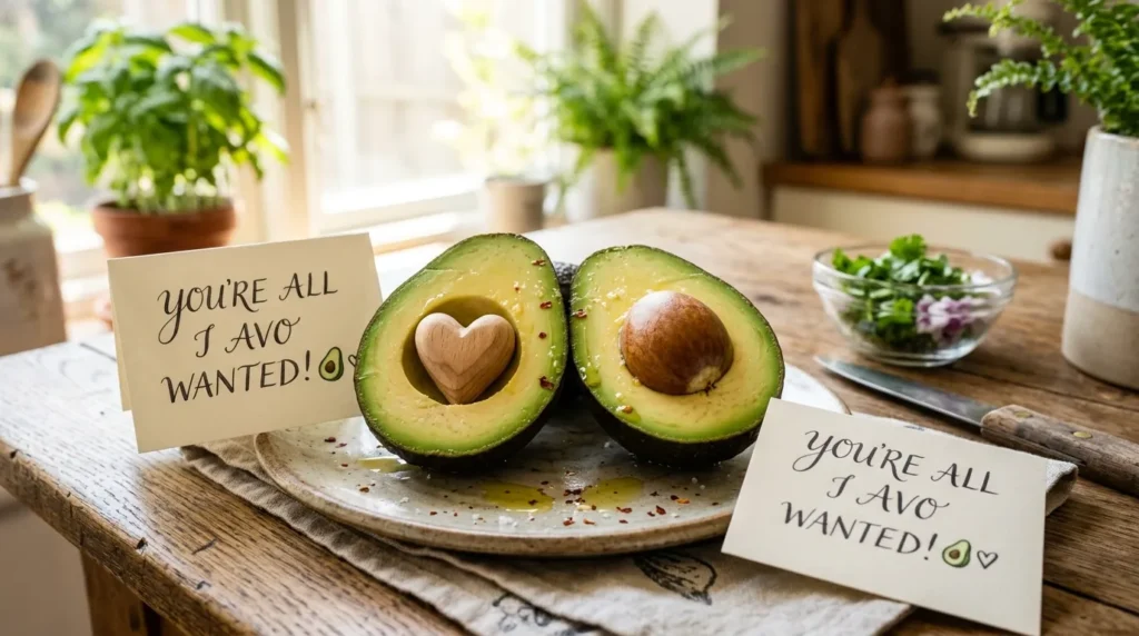 Cute Avocado Love Puns