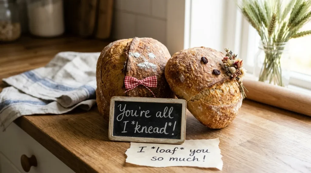 Cute Bread Puns Love