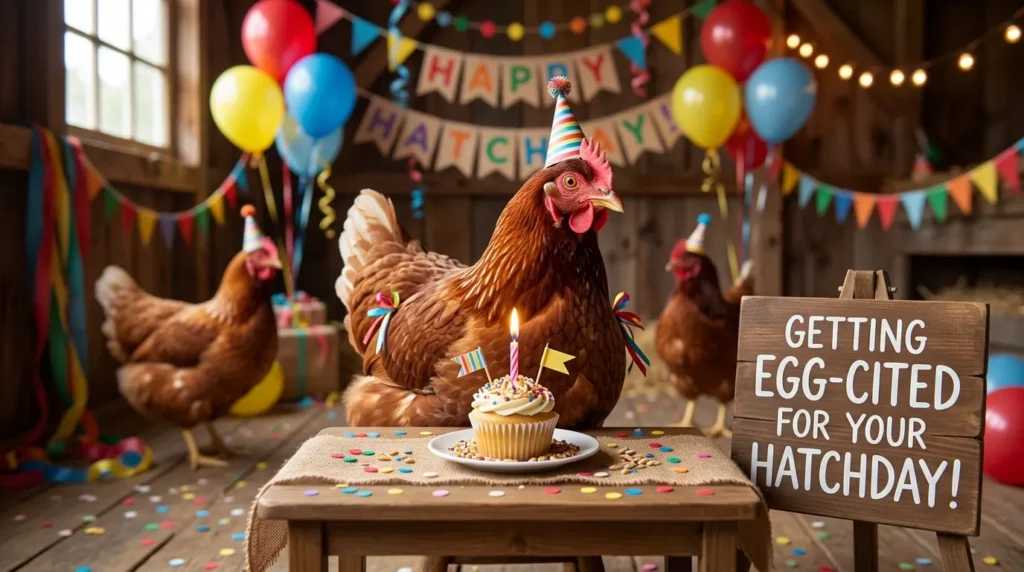 Cute Chicken Birthday Puns