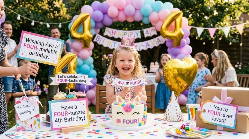  Cute Fourth Birthday Puns