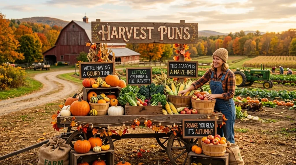 Cute Harvest Puns