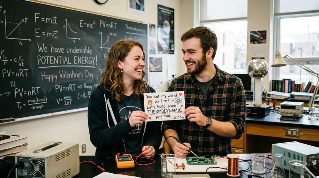 Cute Physics Valentines Puns