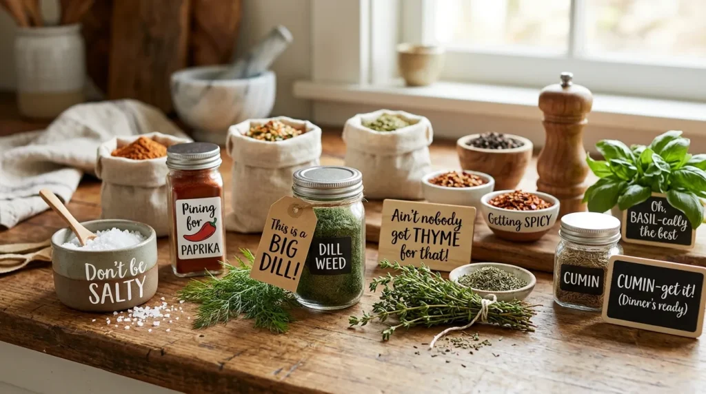 Cute Seasoning Puns