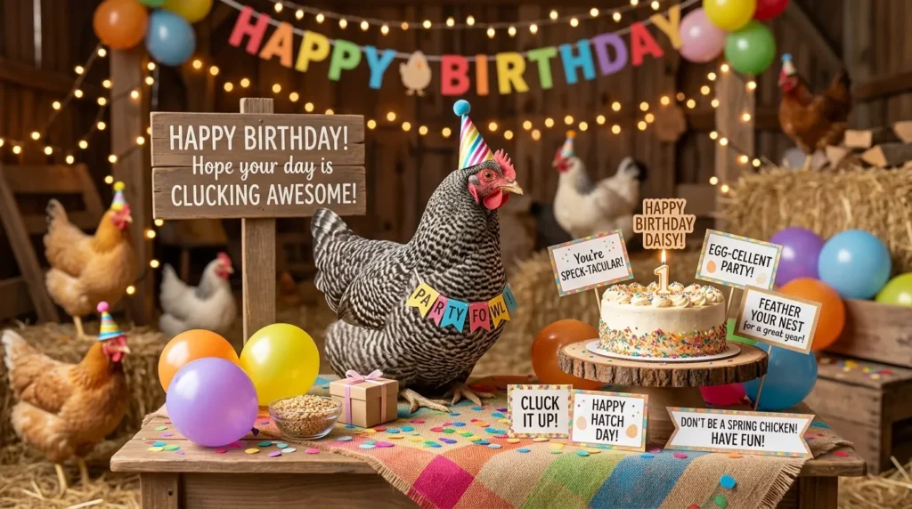 Funny Chicken Birthday Puns