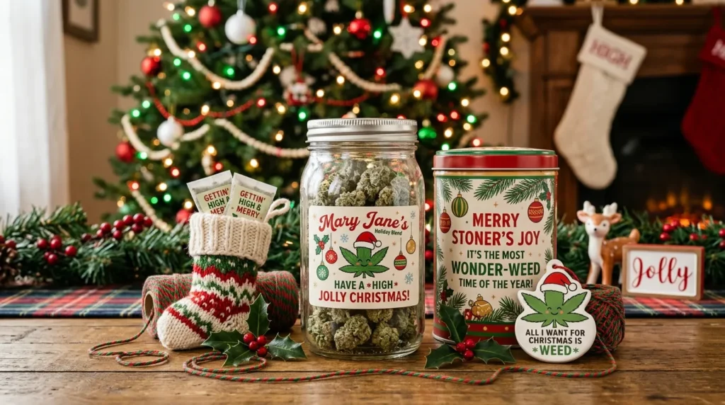 Funny Christmas Weed Puns