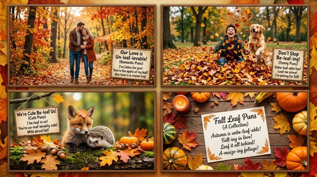 Funny Fall Leaf Puns