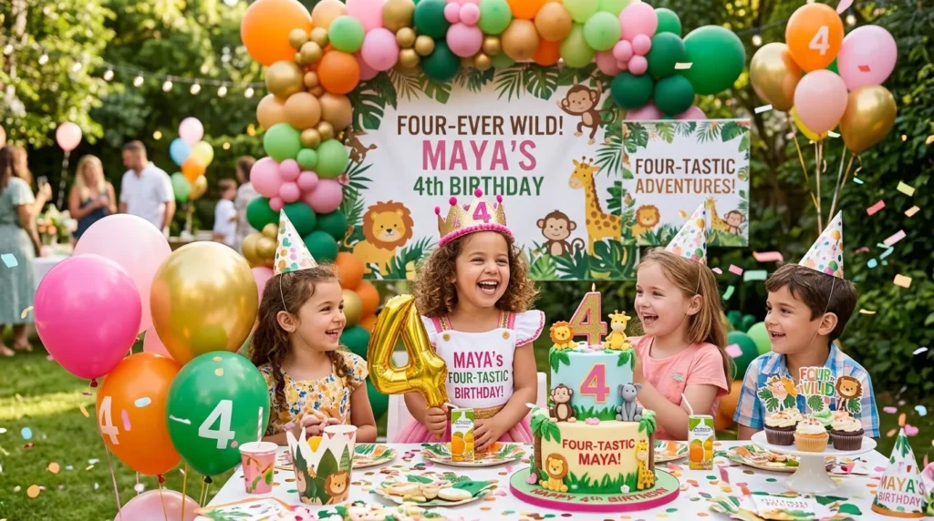  Funny Fourth Birthday Puns