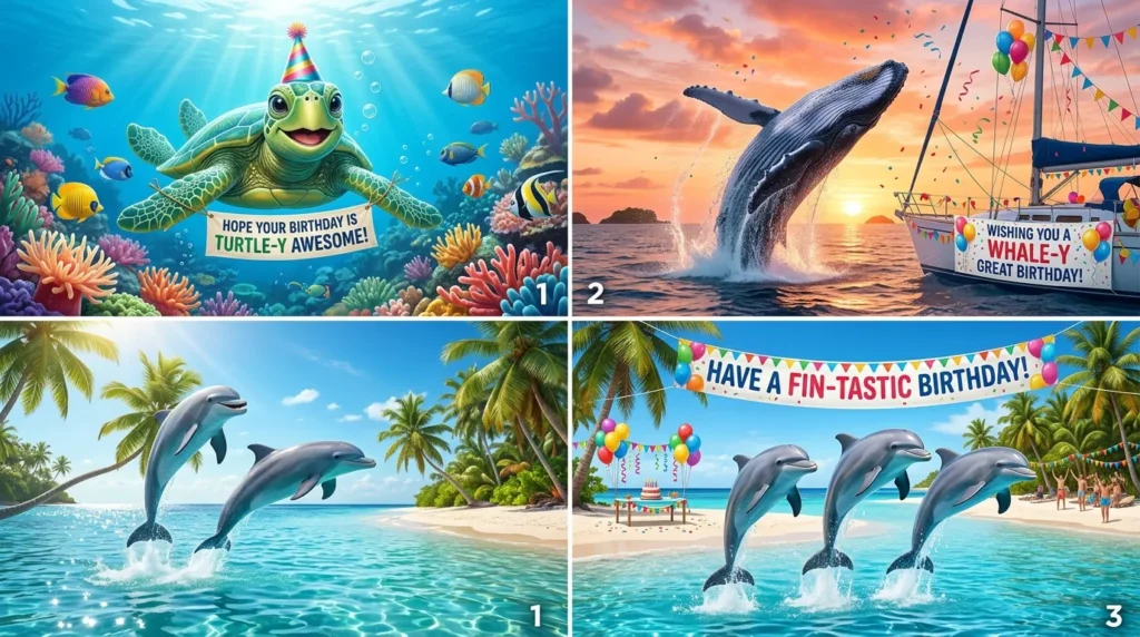 Funny Ocean Birthday Puns