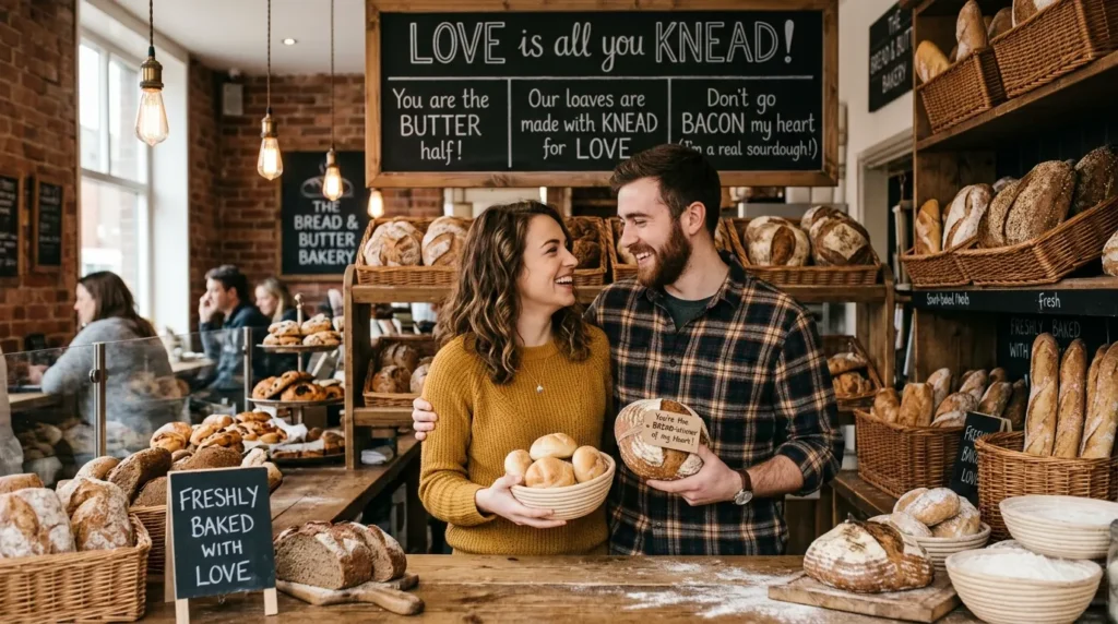 Romantic Bread Puns Love