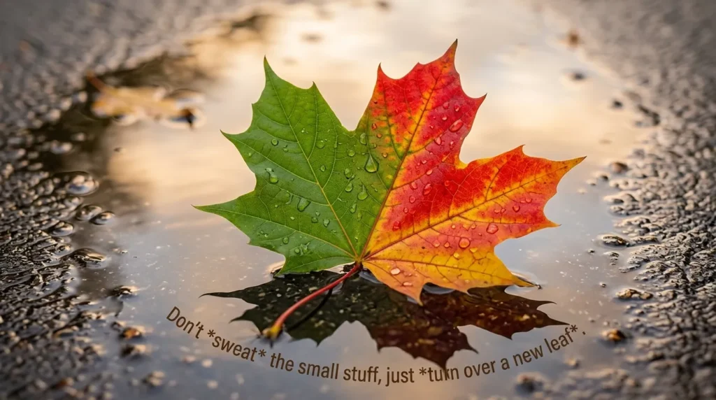 Romantic Fall Leaf Puns