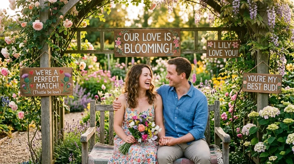 Romantic Flower Puns Love